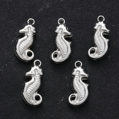 20PCS 3D Retro Seahorse CCB Pendant Set