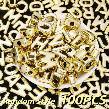 Colorful Alphabet Acrylic Beads