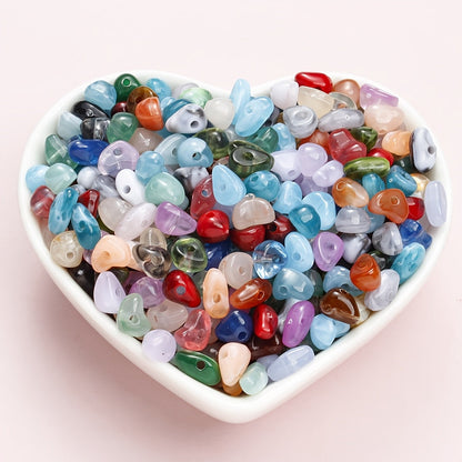 Mixed Color Irregular Acrylic Loose Beads