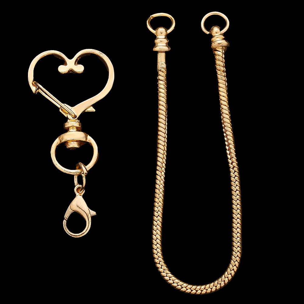Blank Beadable Keychain Set