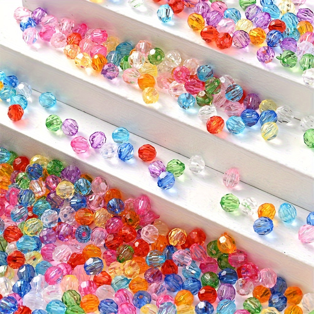 Multifaceted Acrylic Beads