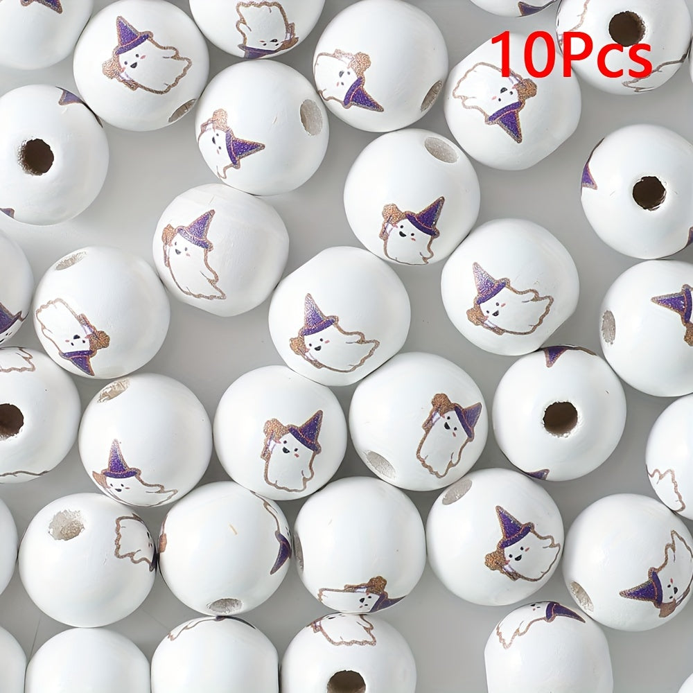 Halloween Wooden Beads