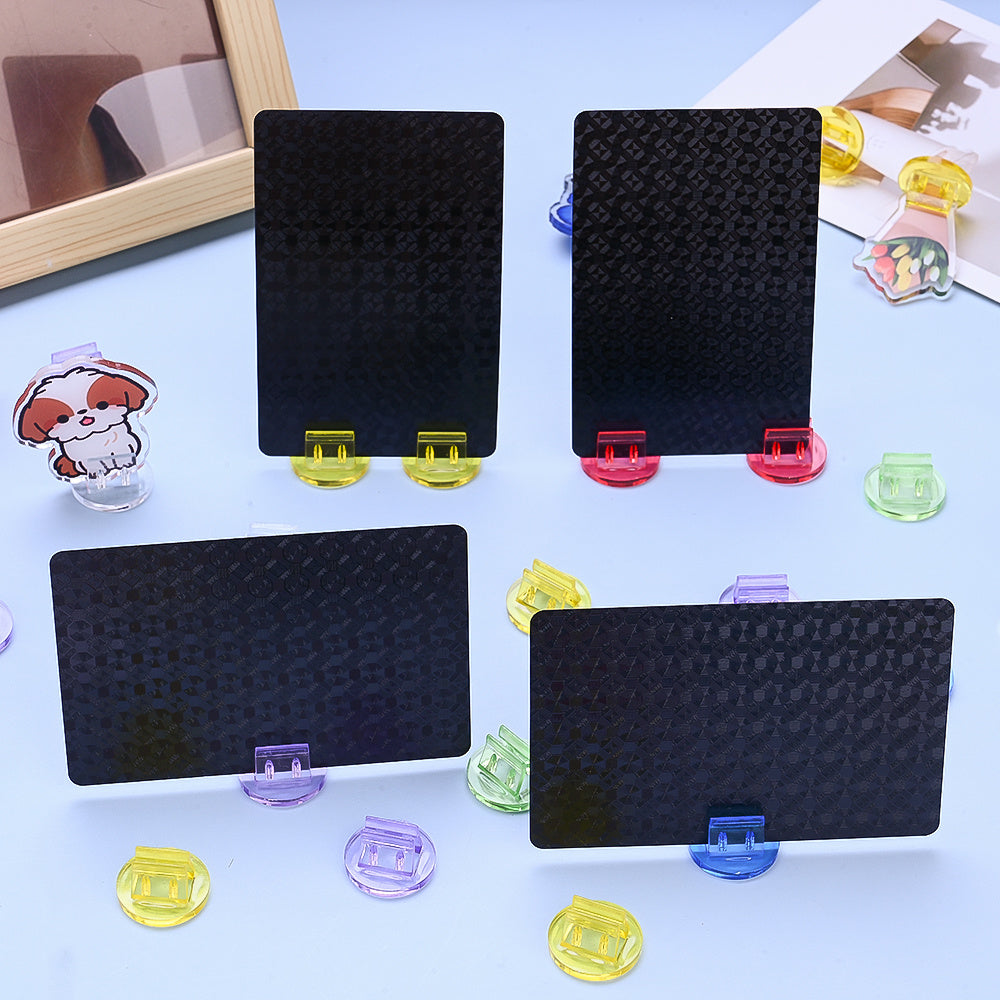 11x20 mm Clear Card Holder Clips