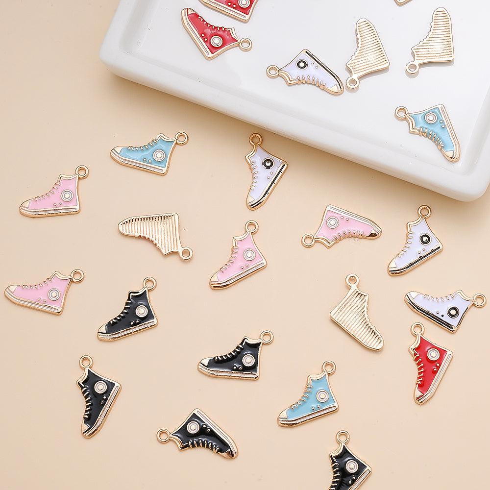 Canvas Shoe Alloy Charms