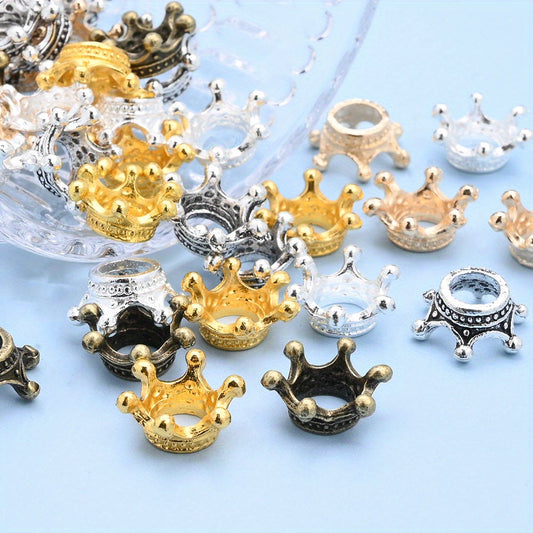 Vintage Crown Alloy Beads