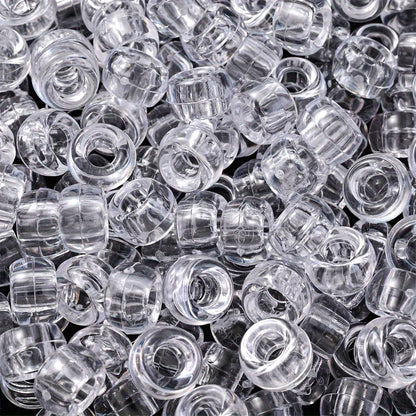 Transparent Colorful Pony Beads