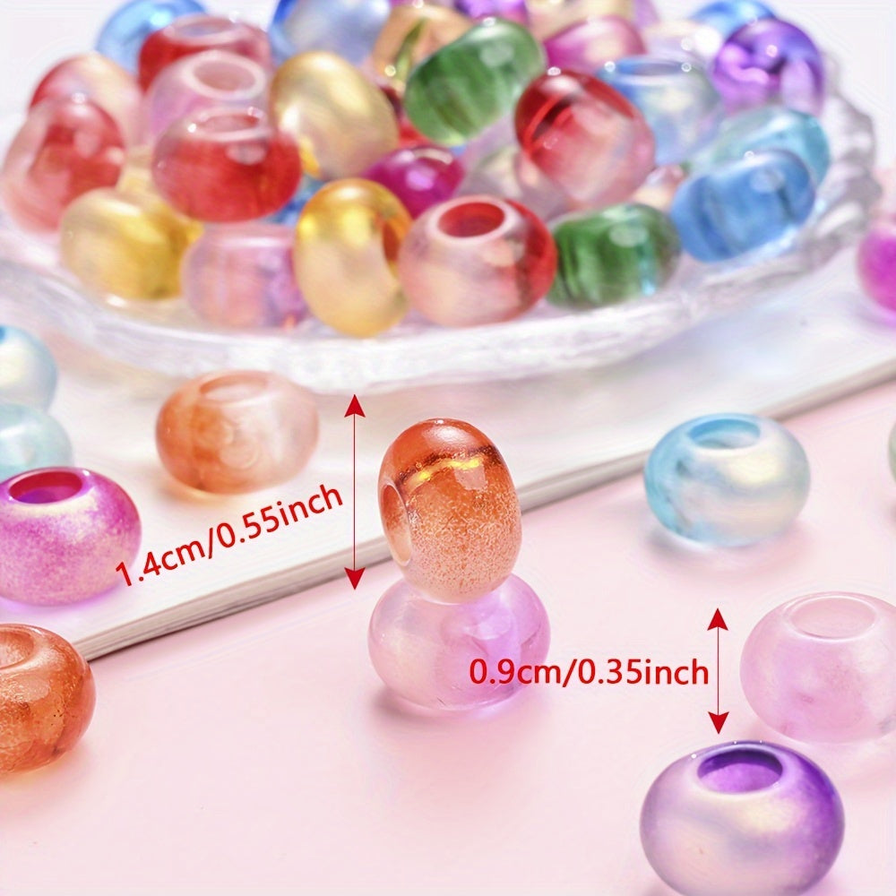 Acrylic Large Hole Beads