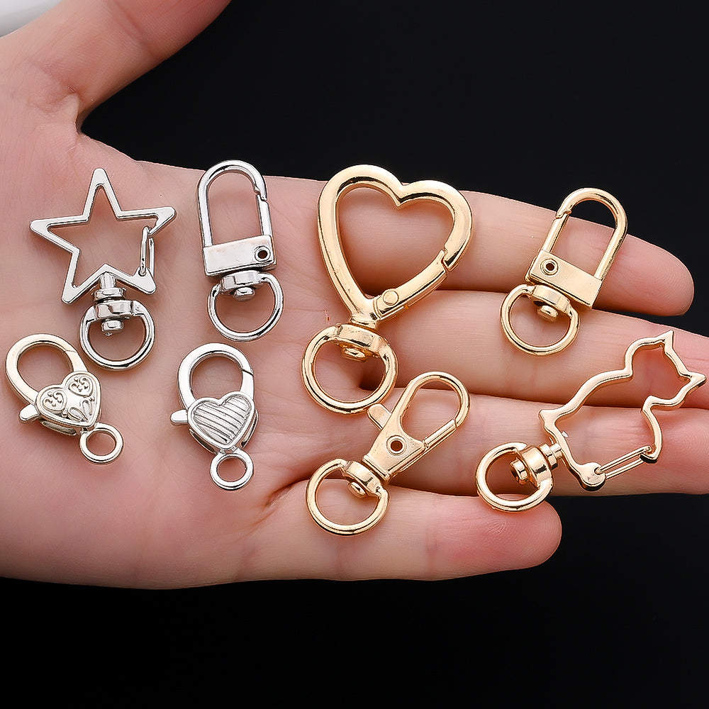 Golden & Silver Keychain Clasp Set