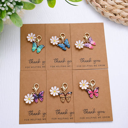 Butterfly Keychain Gift Set