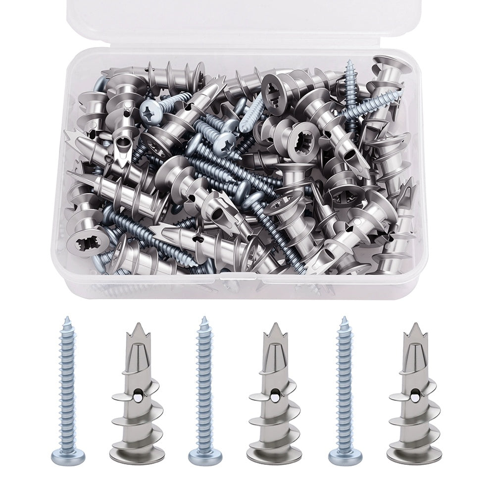 Zinc Alloy Hollow Wall Anchor Set
