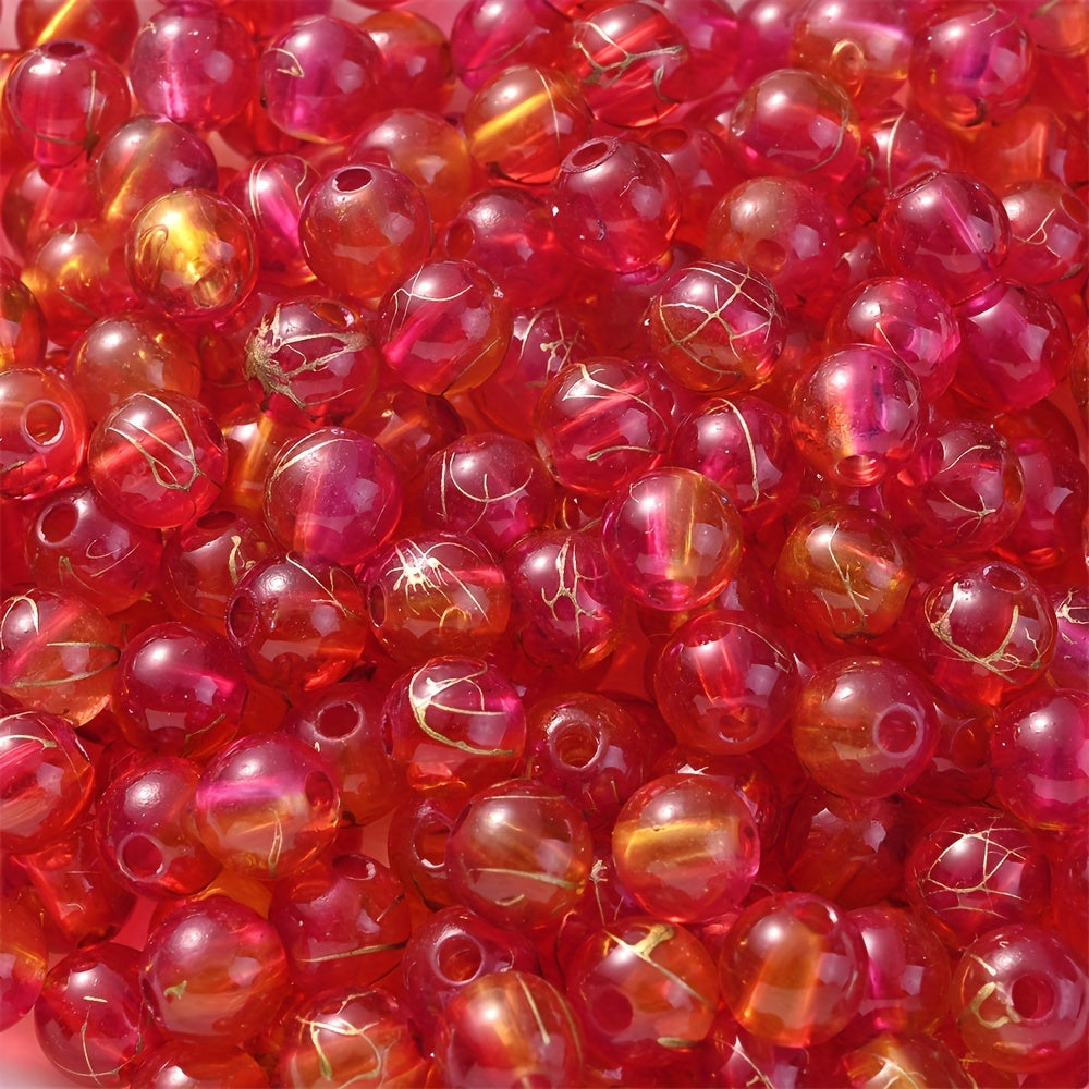 Sparkling Acrylic Spacer Beads