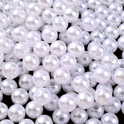 Colorful Imitation Pearl Acrylic Beads