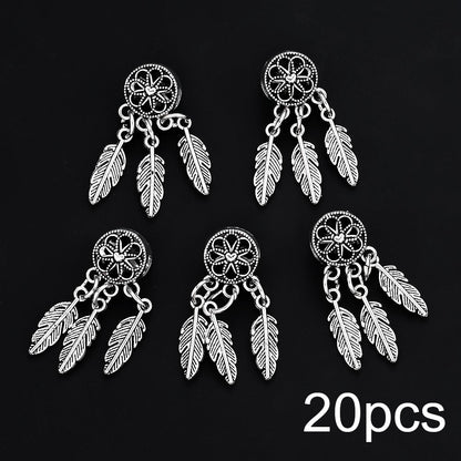 Dream Catcher Alloy Large Hole Beads