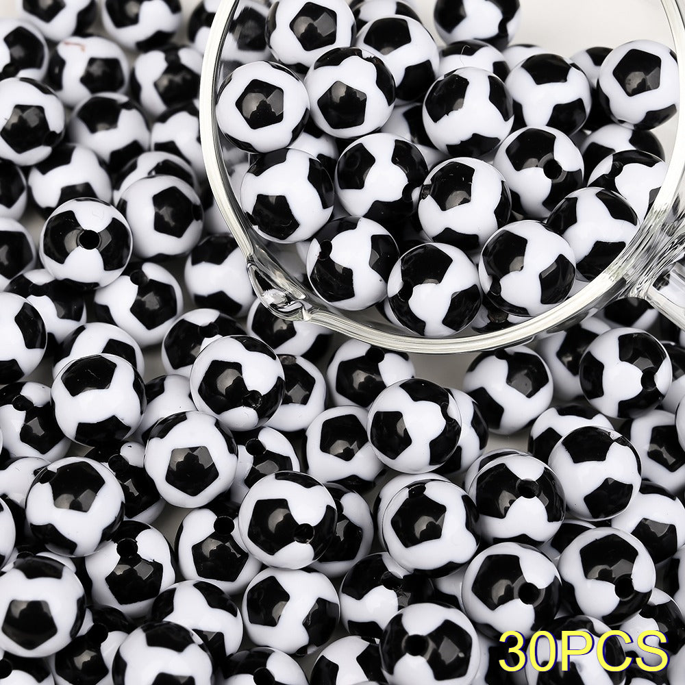 30/50/100PCS 10mm Gradient Resin Bead Set