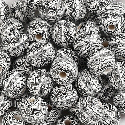 Bohemian Wooden Beads
