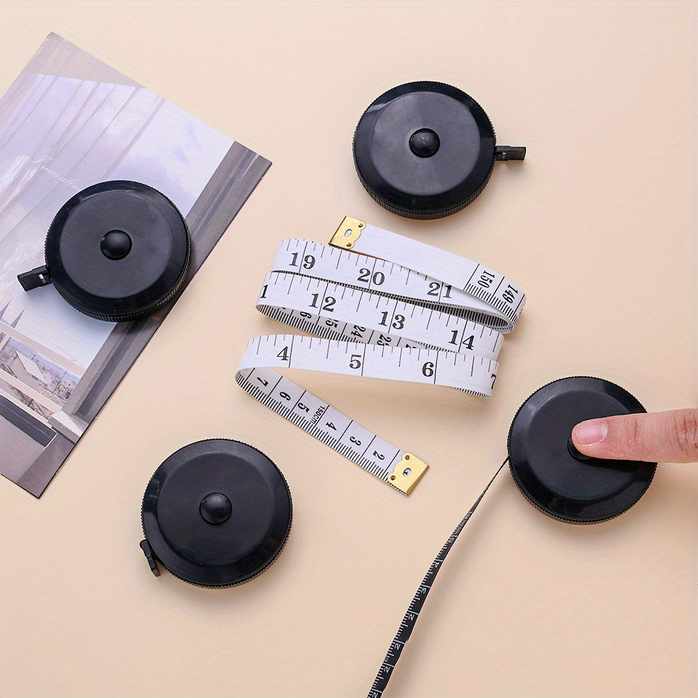 1SET Mini Retractable Soft Measuring Tape