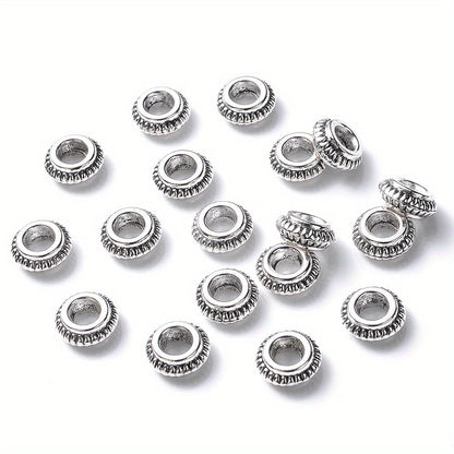 Antique Gold Wheel Metal Spacer Beads