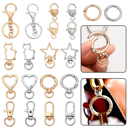 Golden & Silver Keychain Clasp Set
