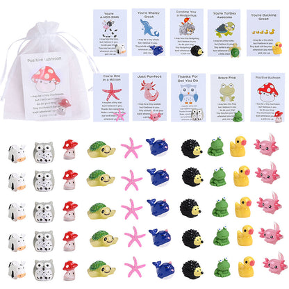 20PCS Resin Pocket Gift & Decorative Ornament Set
