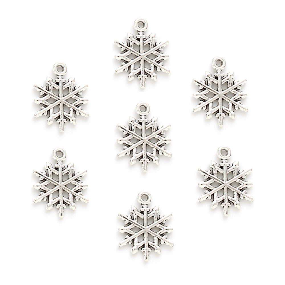 Hollow Snowflake Alloy Pendants