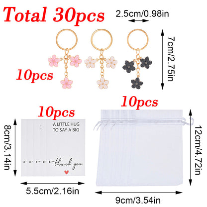 Flower Keychain Making Gift Set