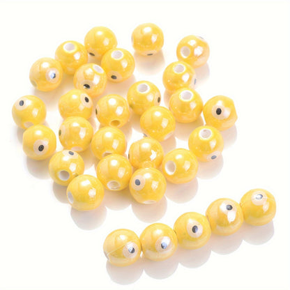 10PCS 10mm Multicolor Ceramic Bead Set