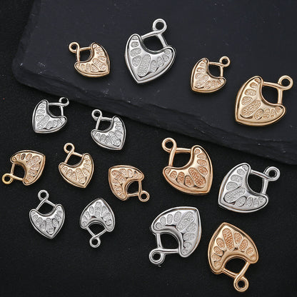 10/20PCS CCB Peach Heart Pendant Set