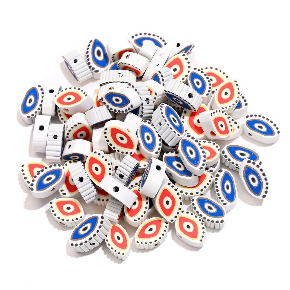 Evil Eye Polymer Clay Beads