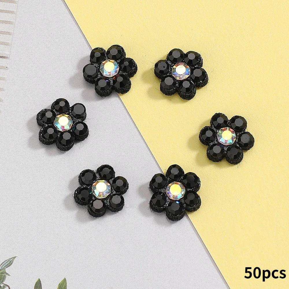 Plum Blossom Rhinestone Patches
