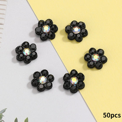 Plum Blossom Rhinestone Patches
