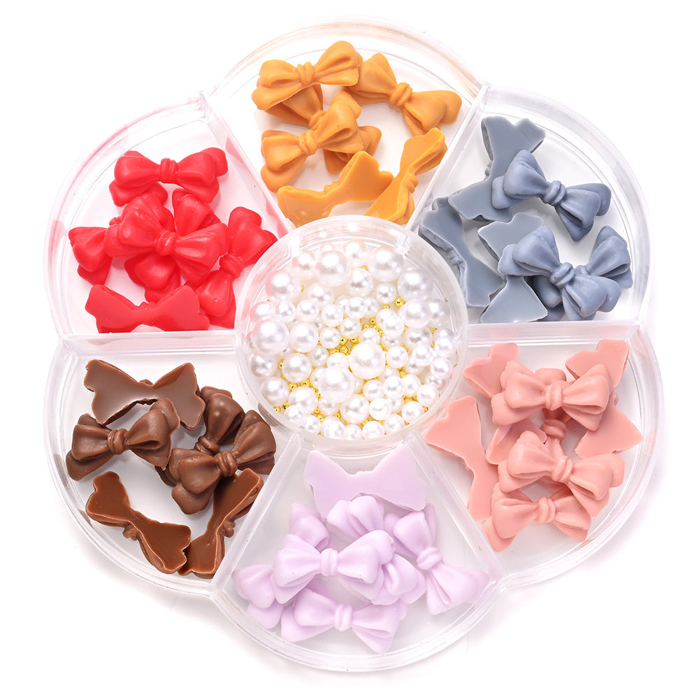 Bow Decorative Beads Set