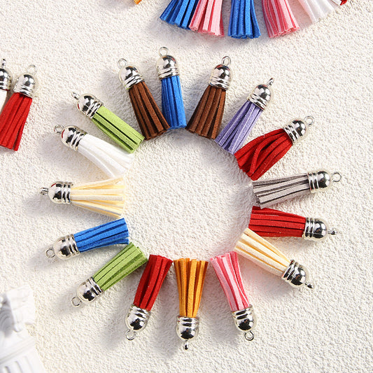 Colorful Polyester Tassel Pendants