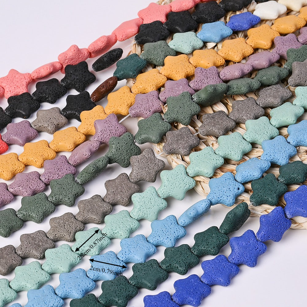 Colorful Star Stone Bead