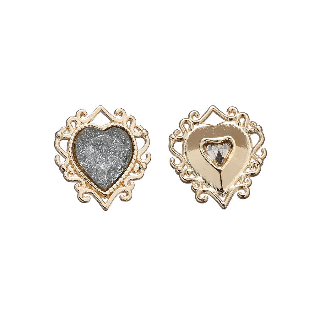 10PCS Sparkling Rhinestone Zinc Alloy Pendant Set