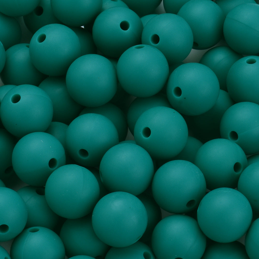 12 mm Round Silicone Beads