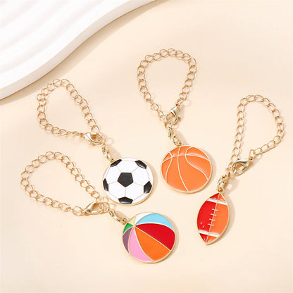 Sports Theme Enamel Pendant Charms