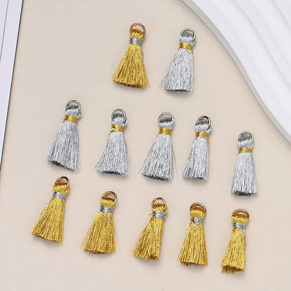 Golden Silver Tassels