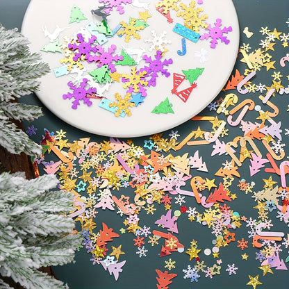 Christmas Theme Mini Sequin Beads