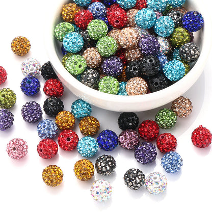 Rhinestone Spacer Beads Set