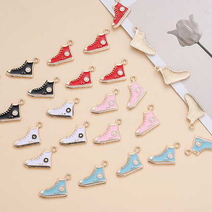 Canvas Shoe Alloy Charms