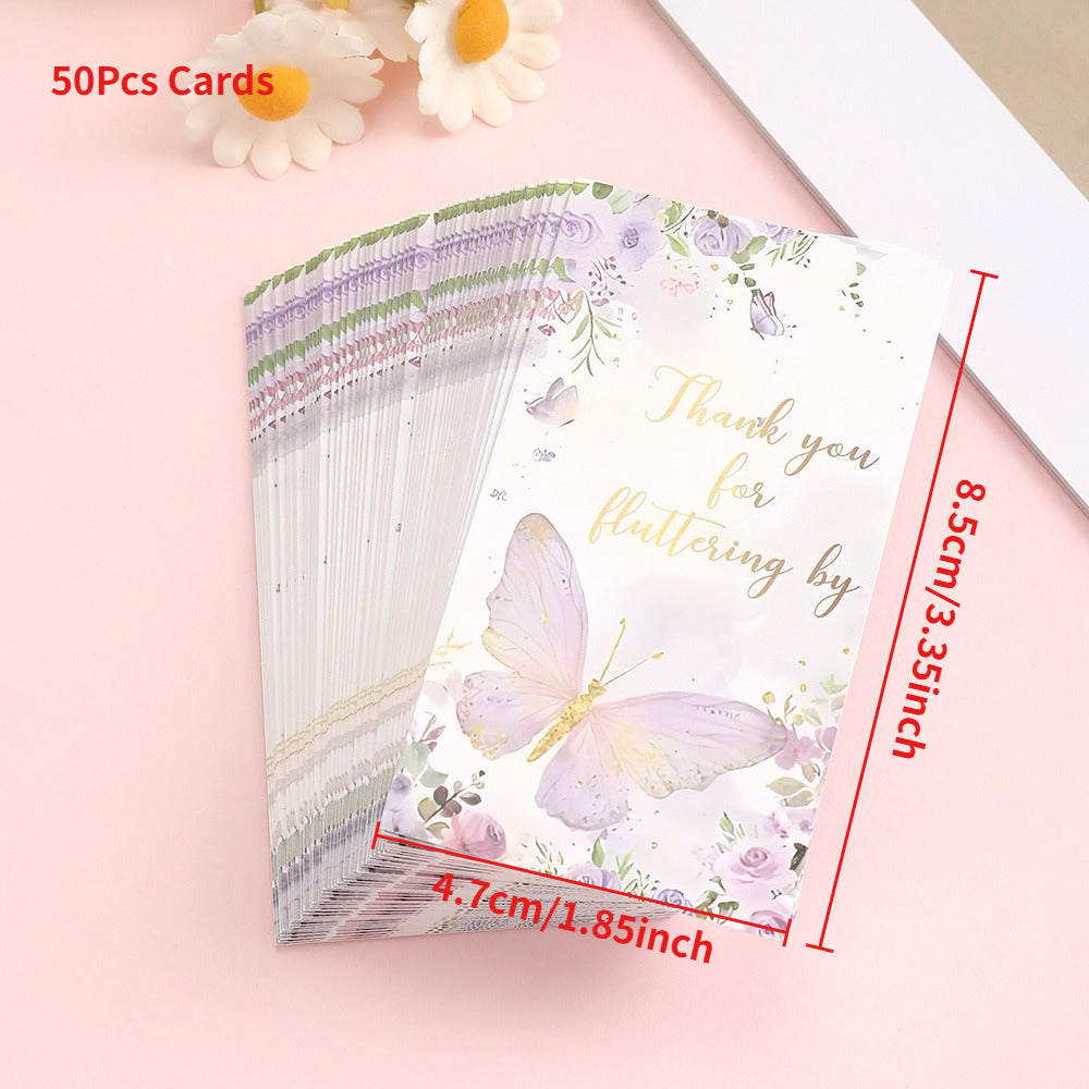 Keychain and Jewelry OPP Packaging Card Set