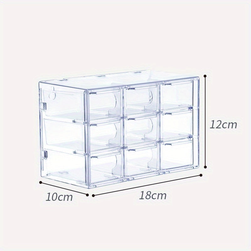6/9/12-Grid Clear Acrylic Jewelry & Craft Storage Organizer