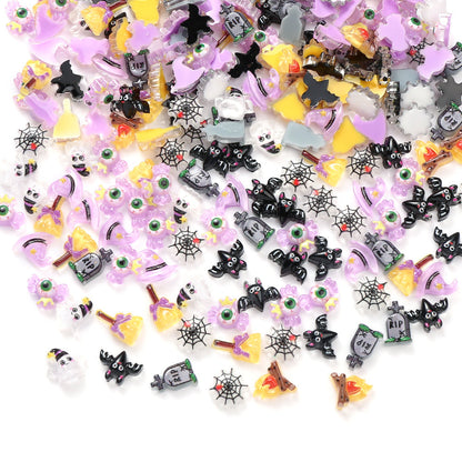 Halloween Resin Patch Beads Set