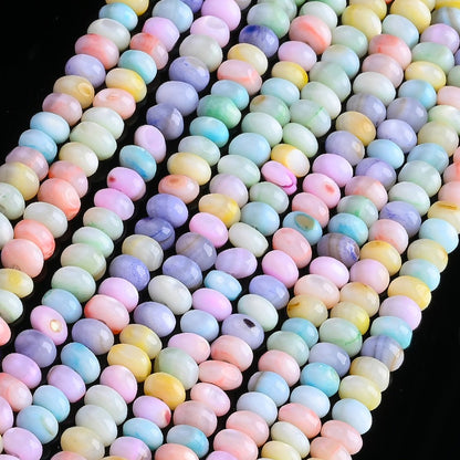 Translucent Abacus Wheel Beads