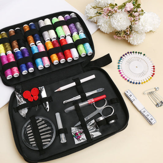 130-Piece Sewing Kit with Storage Case