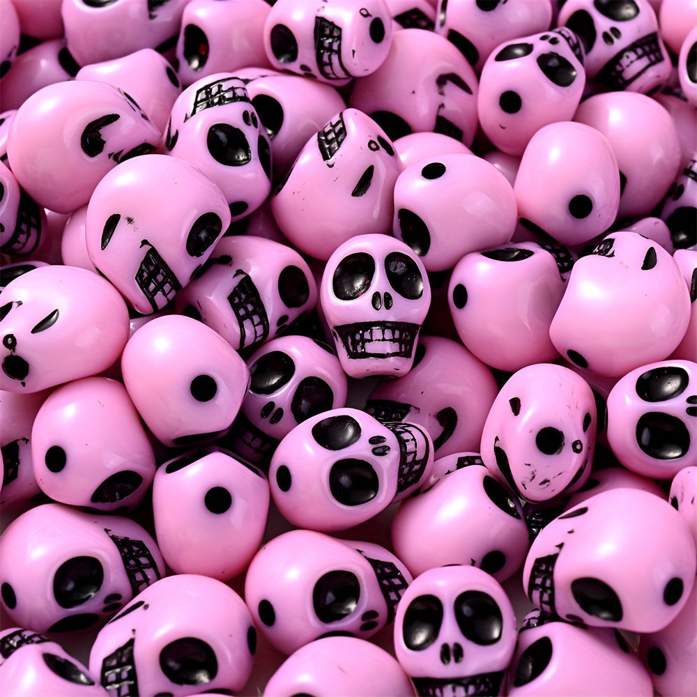 Halloween Skull Acrylic Beads