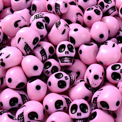 Halloween Skull Acrylic Beads