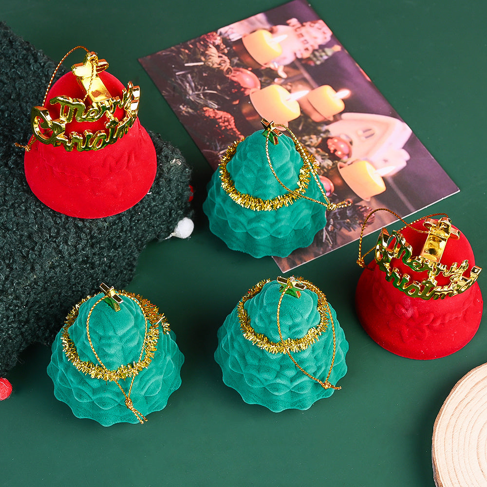 Christmas Tree & Gold Character Jewelry Box