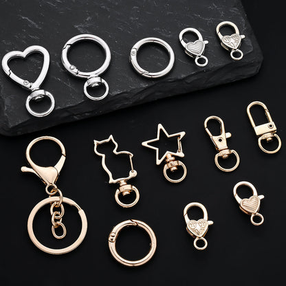 Golden & Silver Keychain Clasp Set