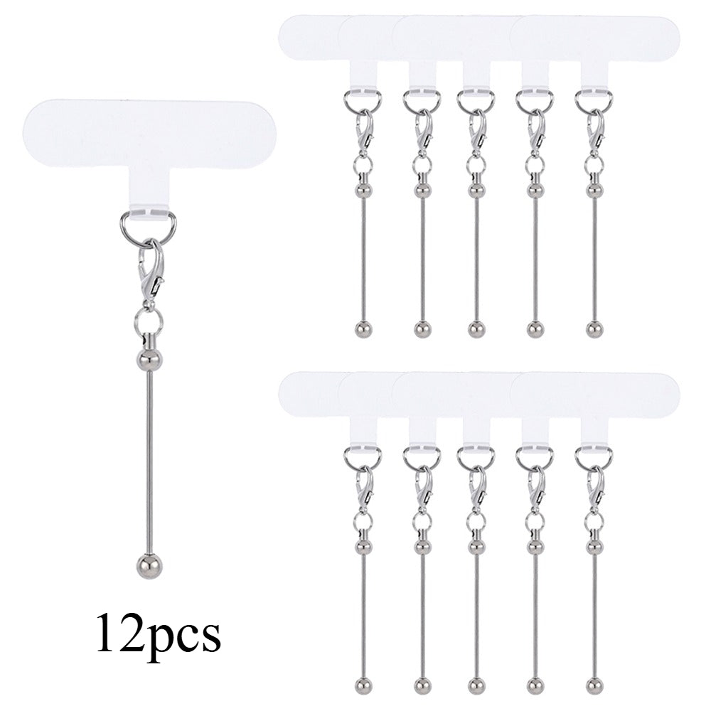 Golden & Silvery Blank Phone Chain Set